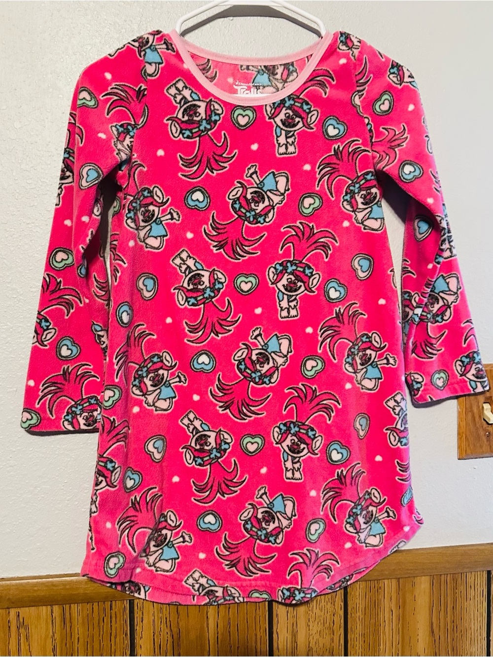 Dreamworks Trolls size 10 pajama dress girl kid